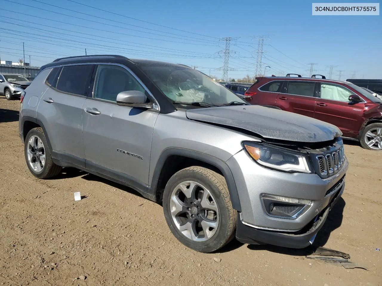 2017 Jeep Compass Limited VIN: 3C4NJDCB0HT575575 Lot: 76973614