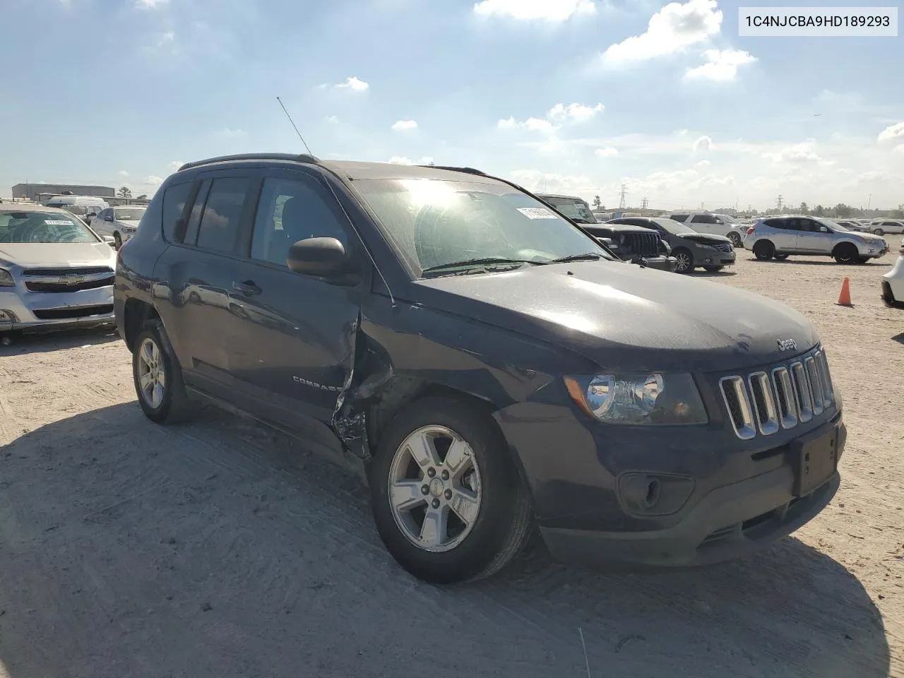 2017 Jeep Compass Sport VIN: 1C4NJCBA9HD189293 Lot: 77156974