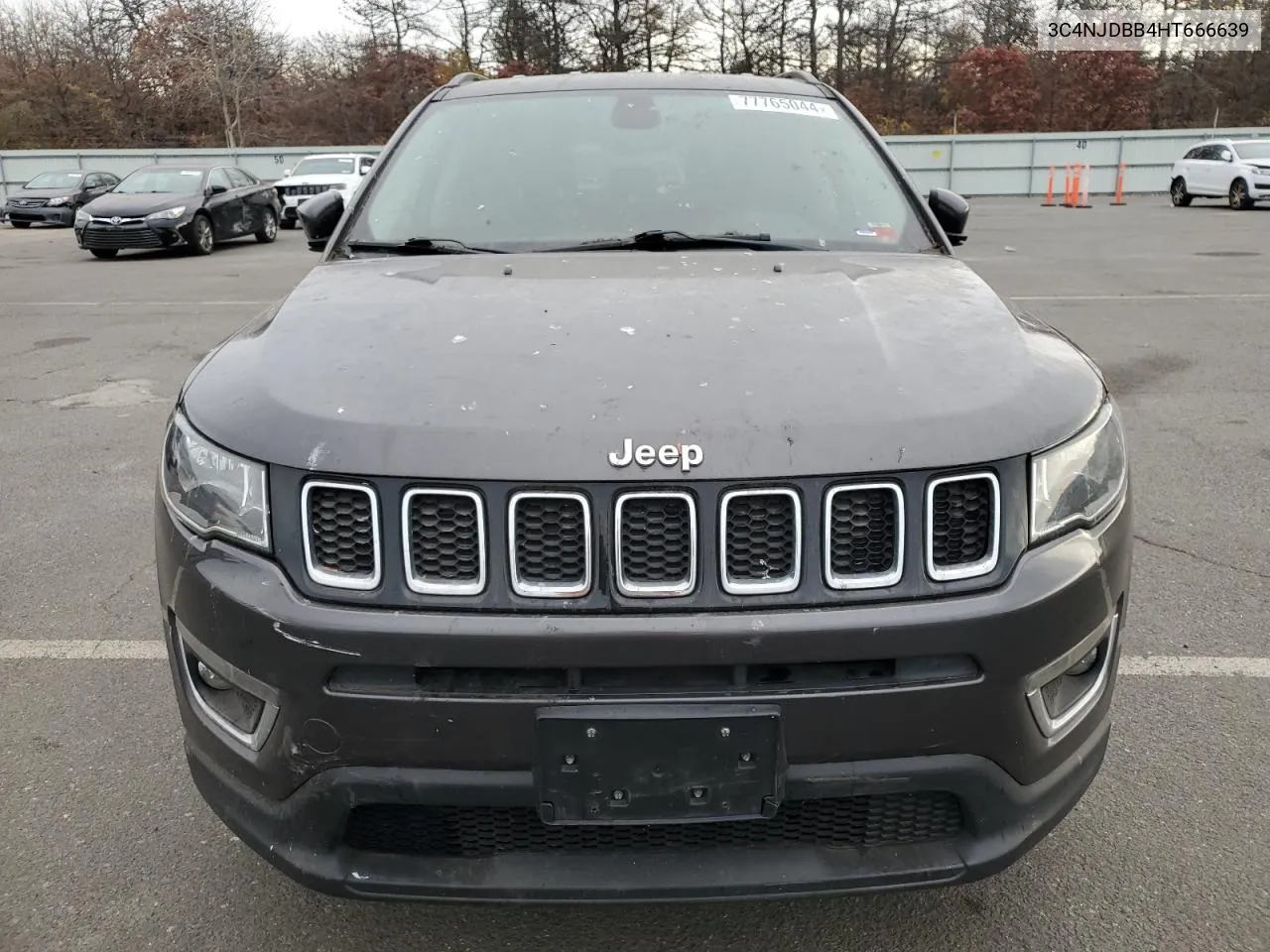 2017 Jeep Compass Latitude VIN: 3C4NJDBB4HT666639 Lot: 77765044