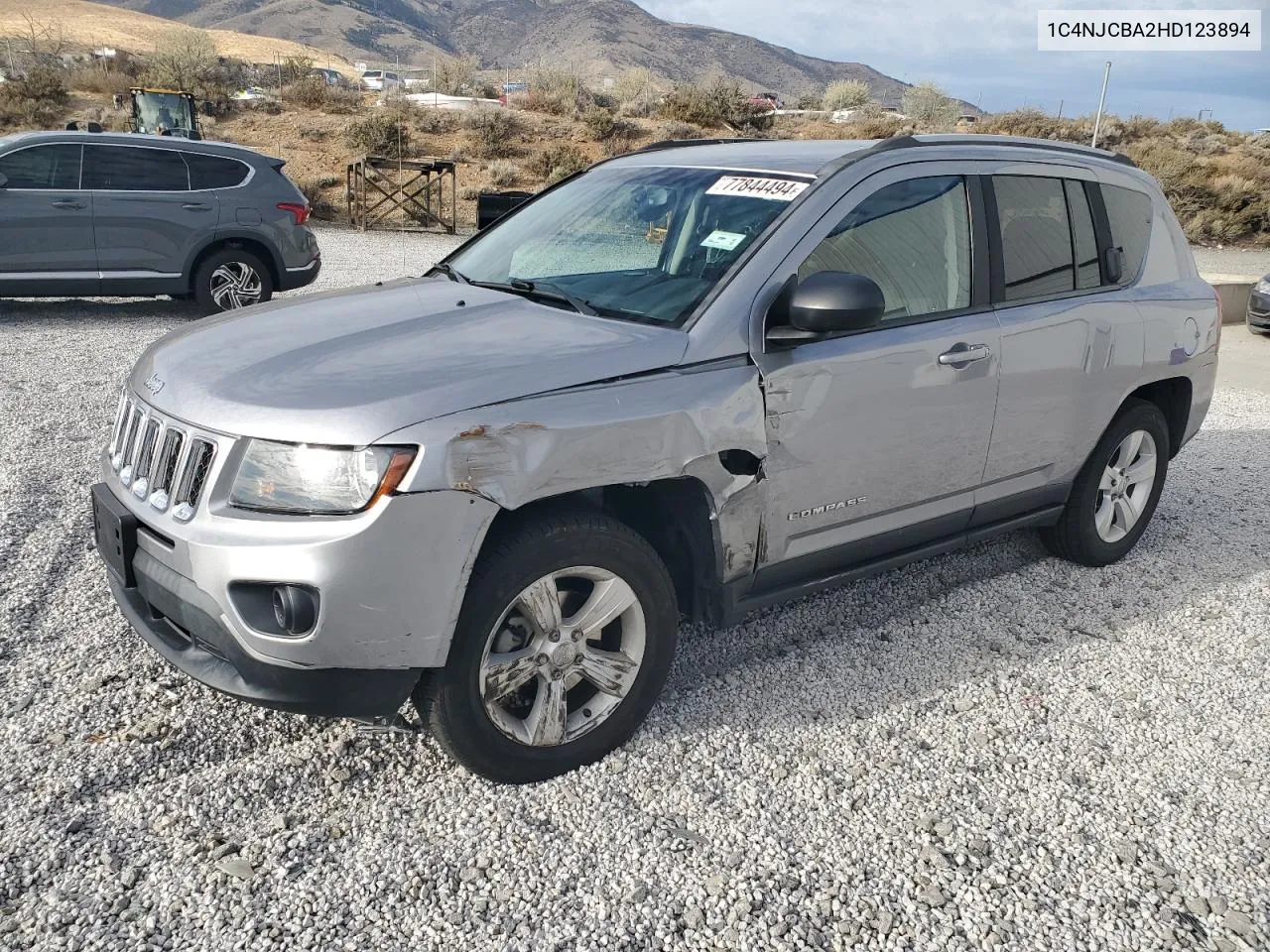 2017 Jeep Compass Sport VIN: 1C4NJCBA2HD123894 Lot: 77844494