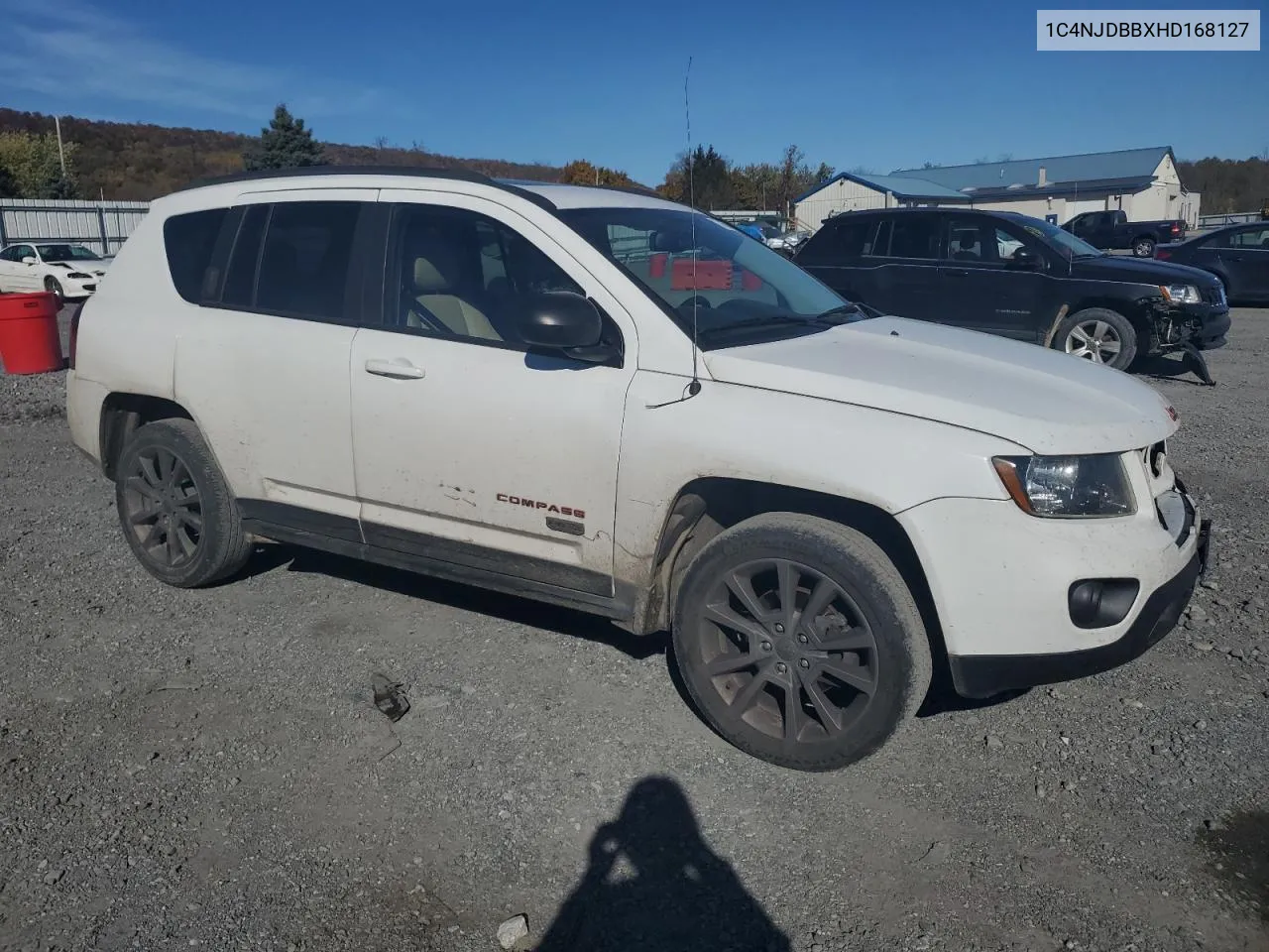 2017 Jeep Compass Sport VIN: 1C4NJDBBXHD168127 Lot: 77858624