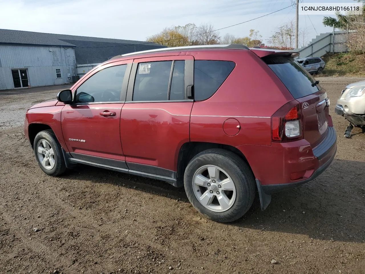 2017 Jeep Compass Sport VIN: 1C4NJCBA8HD166118 Lot: 78084894