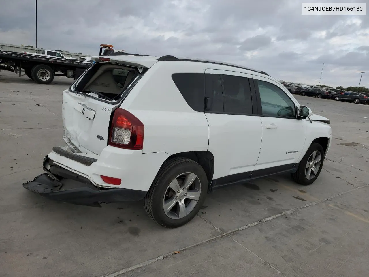 2017 Jeep Compass Latitude VIN: 1C4NJCEB7HD166180 Lot: 78087944