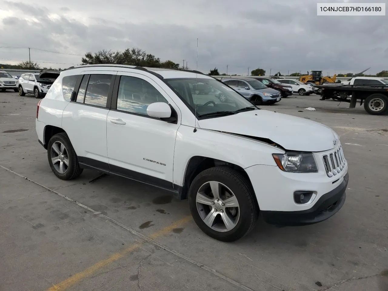 2017 Jeep Compass Latitude VIN: 1C4NJCEB7HD166180 Lot: 78087944