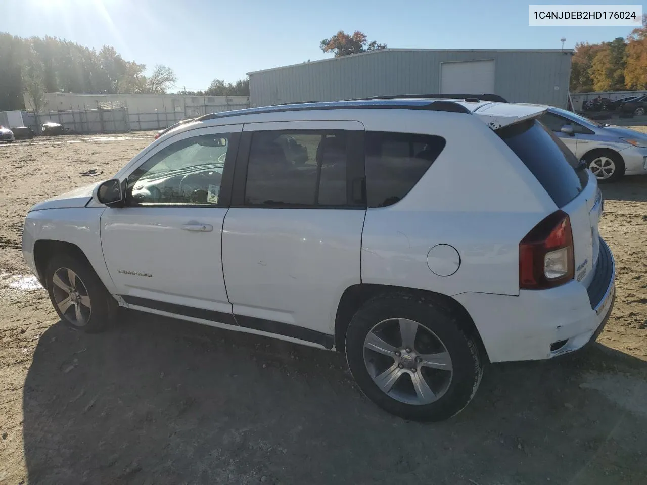 2017 Jeep Compass Latitude VIN: 1C4NJDEB2HD176024 Lot: 79014814