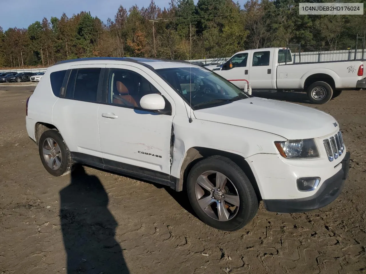 2017 Jeep Compass Latitude VIN: 1C4NJDEB2HD176024 Lot: 79014814