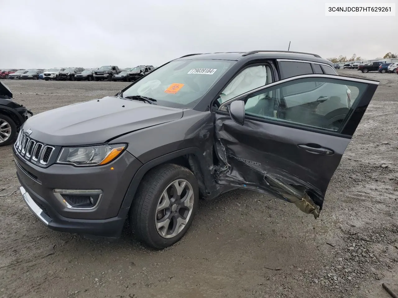 2017 Jeep Compass Limited VIN: 3C4NJDCB7HT629261 Lot: 79039184