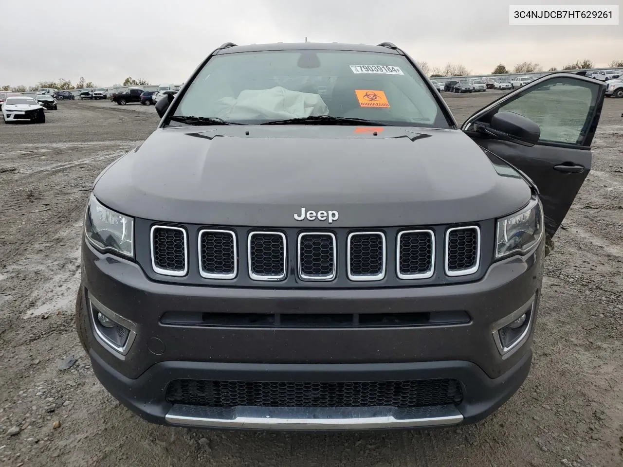 2017 Jeep Compass Limited VIN: 3C4NJDCB7HT629261 Lot: 79039184