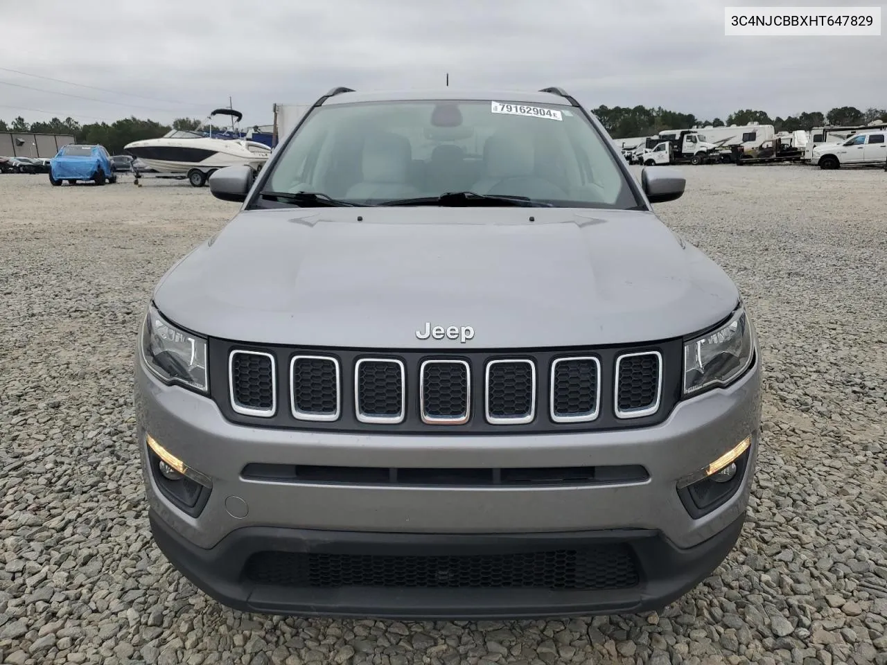 2017 Jeep Compass Latitude VIN: 3C4NJCBBXHT647829 Lot: 79162904