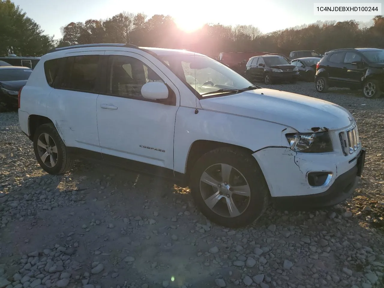 2017 Jeep Compass Latitude VIN: 1C4NJDEBXHD100244 Lot: 79464134