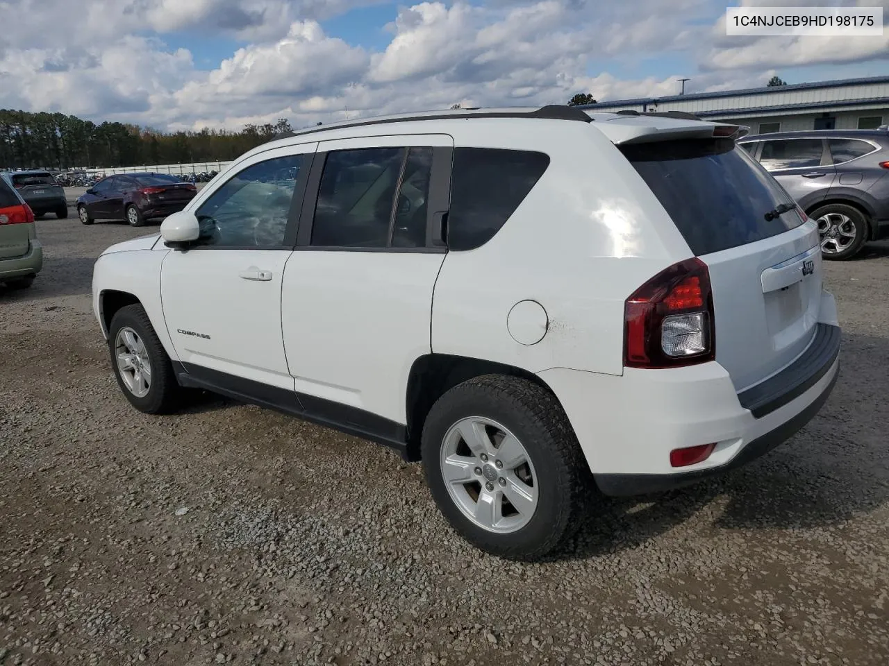 2017 Jeep Compass Latitude VIN: 1C4NJCEB9HD198175 Lot: 79653414