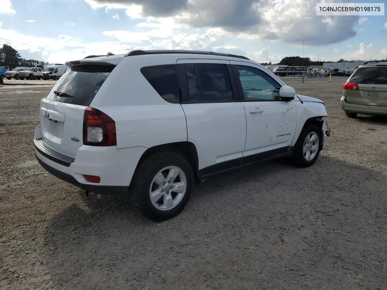 2017 Jeep Compass Latitude VIN: 1C4NJCEB9HD198175 Lot: 79653414