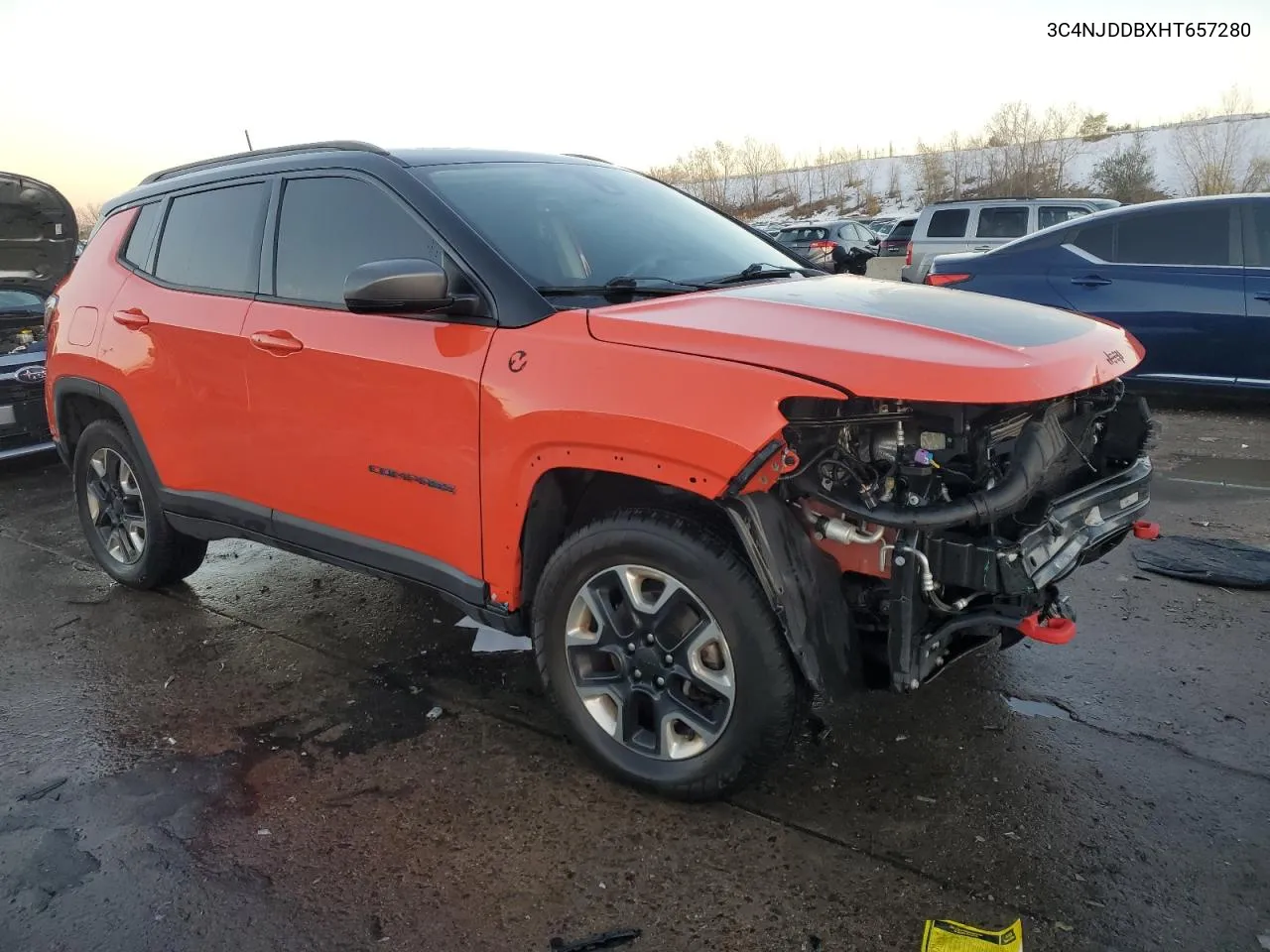 2017 Jeep Compass Trailhawk VIN: 3C4NJDDBXHT657280 Lot: 79718484