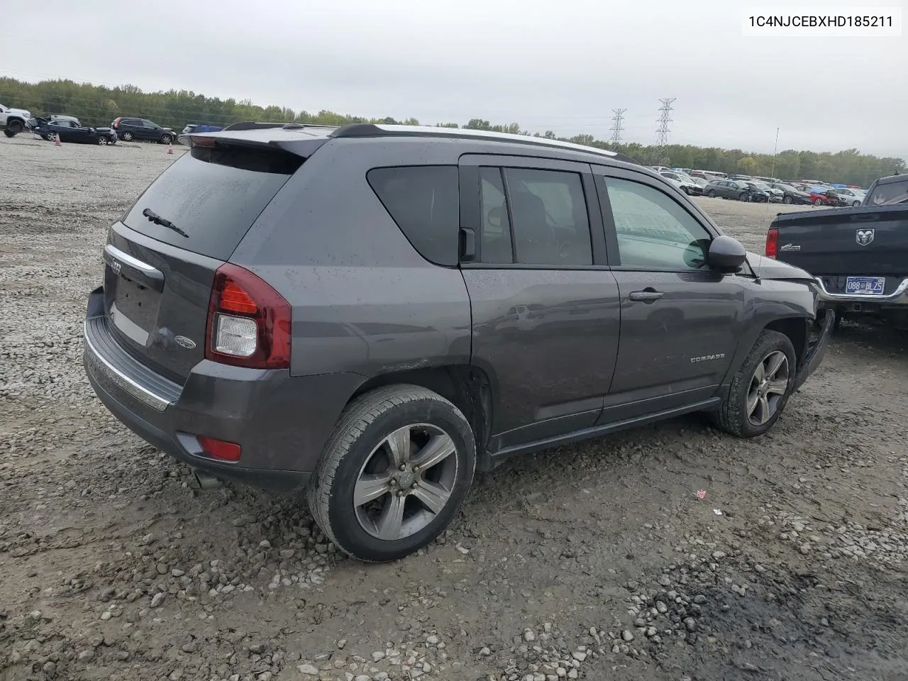 2017 Jeep Compass Latitude VIN: 1C4NJCEBXHD185211 Lot: 79888994