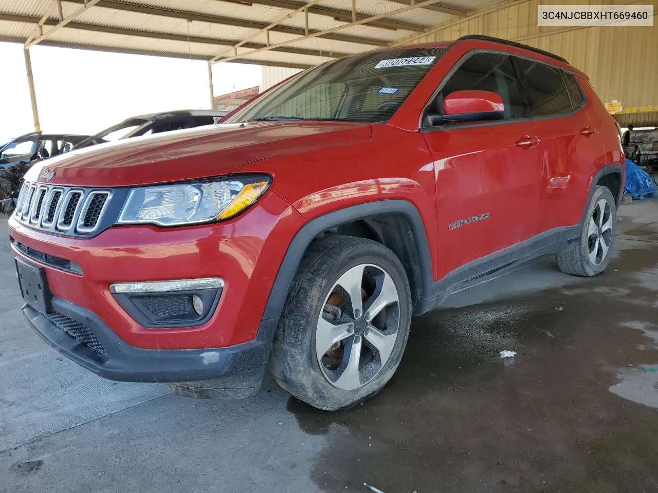 2017 Jeep Compass Latitude VIN: 3C4NJCBBXHT669460 Lot: 80052244