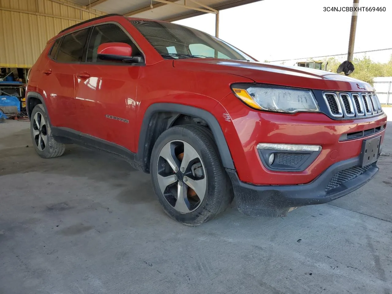 2017 Jeep Compass Latitude VIN: 3C4NJCBBXHT669460 Lot: 80052244