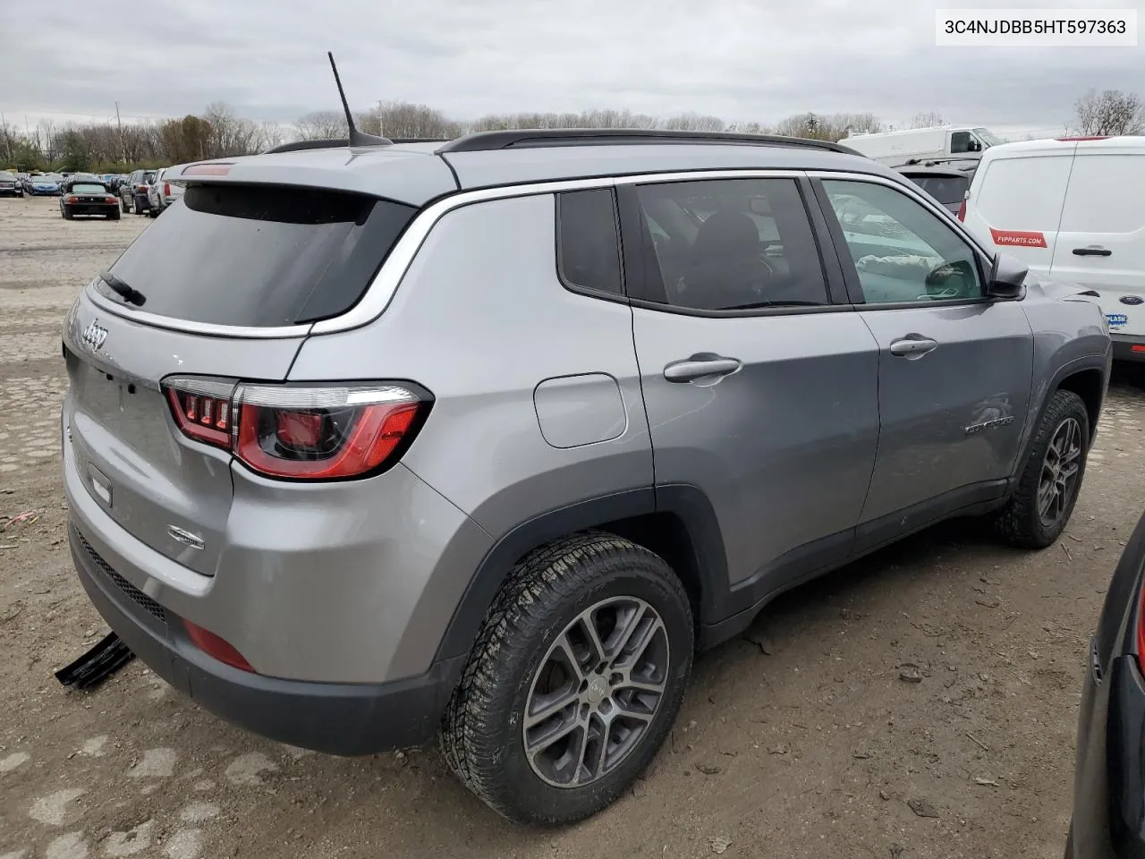 2017 Jeep Compass Latitude VIN: 3C4NJDBB5HT597363 Lot: 80414914