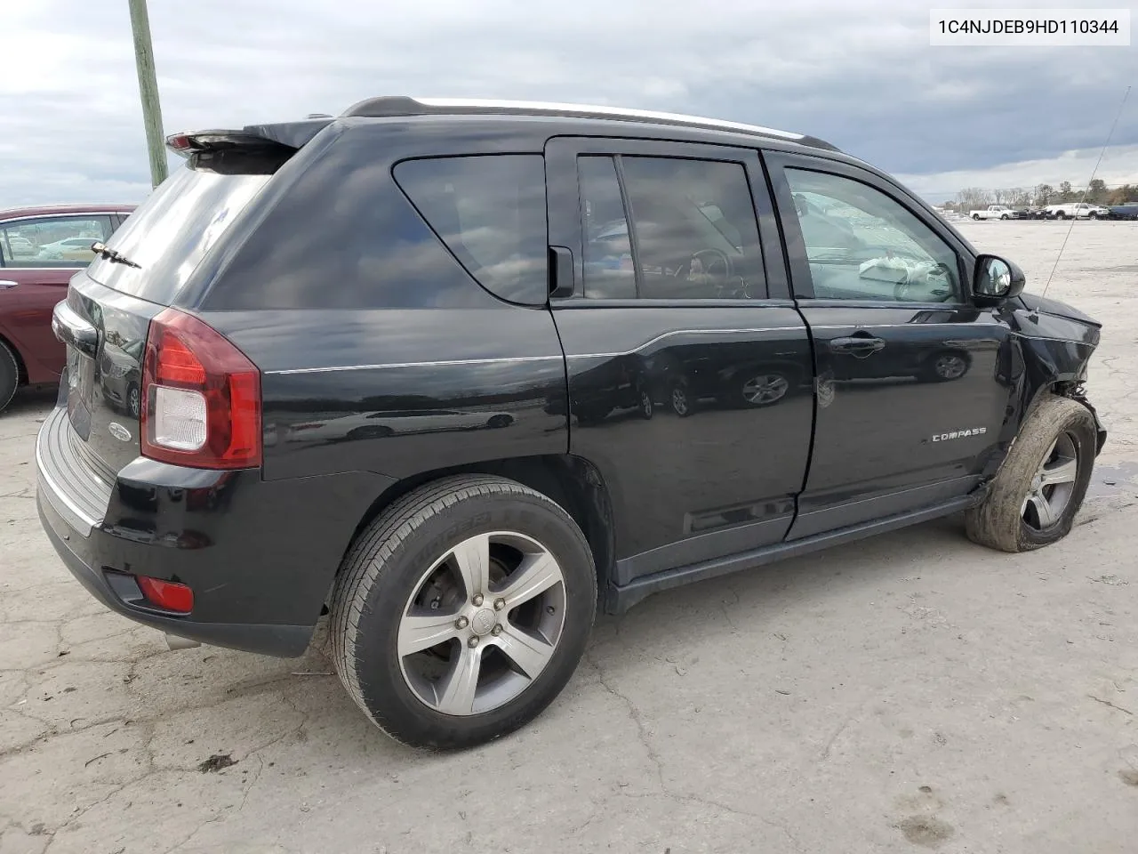 2017 Jeep Compass Latitude VIN: 1C4NJDEB9HD110344 Lot: 80468134