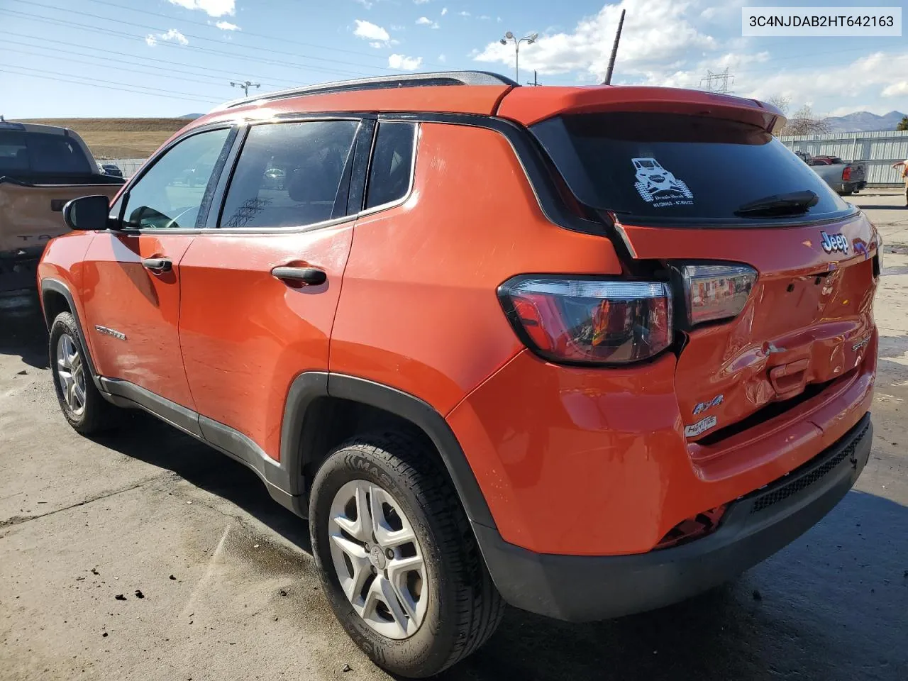 2017 Jeep Compass Sport VIN: 3C4NJDAB2HT642163 Lot: 81065384