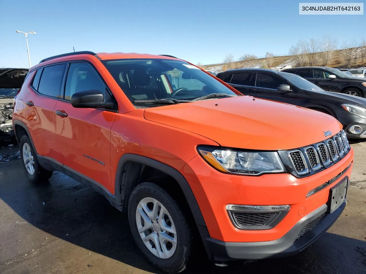 2017 Jeep Compass Sport VIN: 3C4NJDAB2HT642163 Lot: 81065384