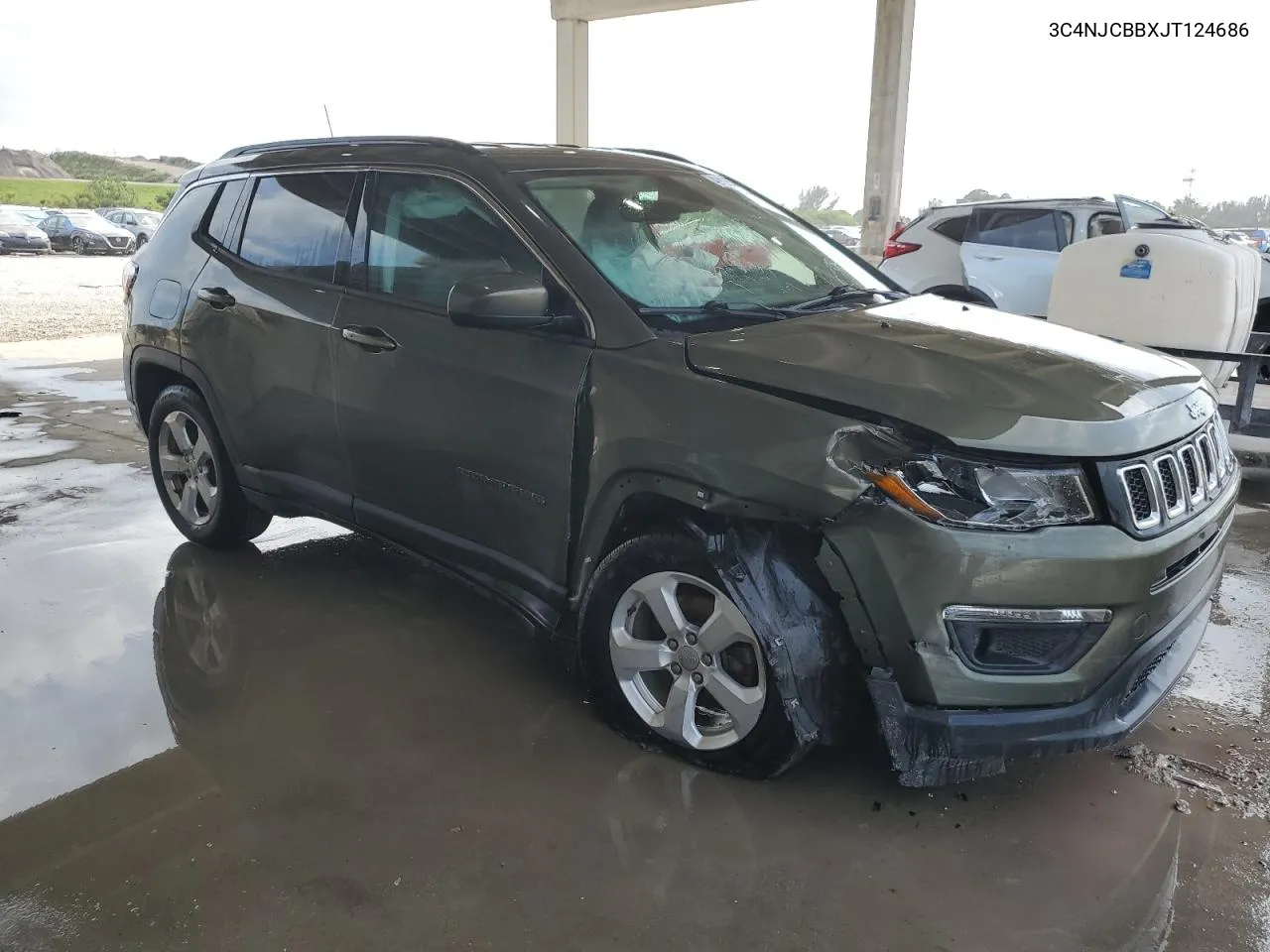 2018 Jeep Compass Latitude VIN: 3C4NJCBBXJT124686 Lot: 49102544