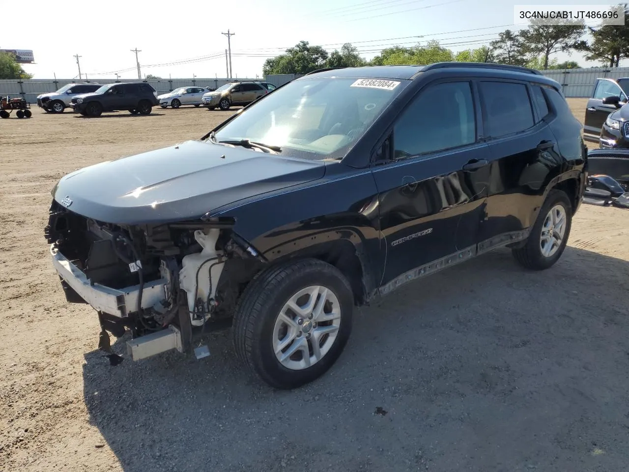 3C4NJCAB1JT486696 2018 Jeep Compass Sport