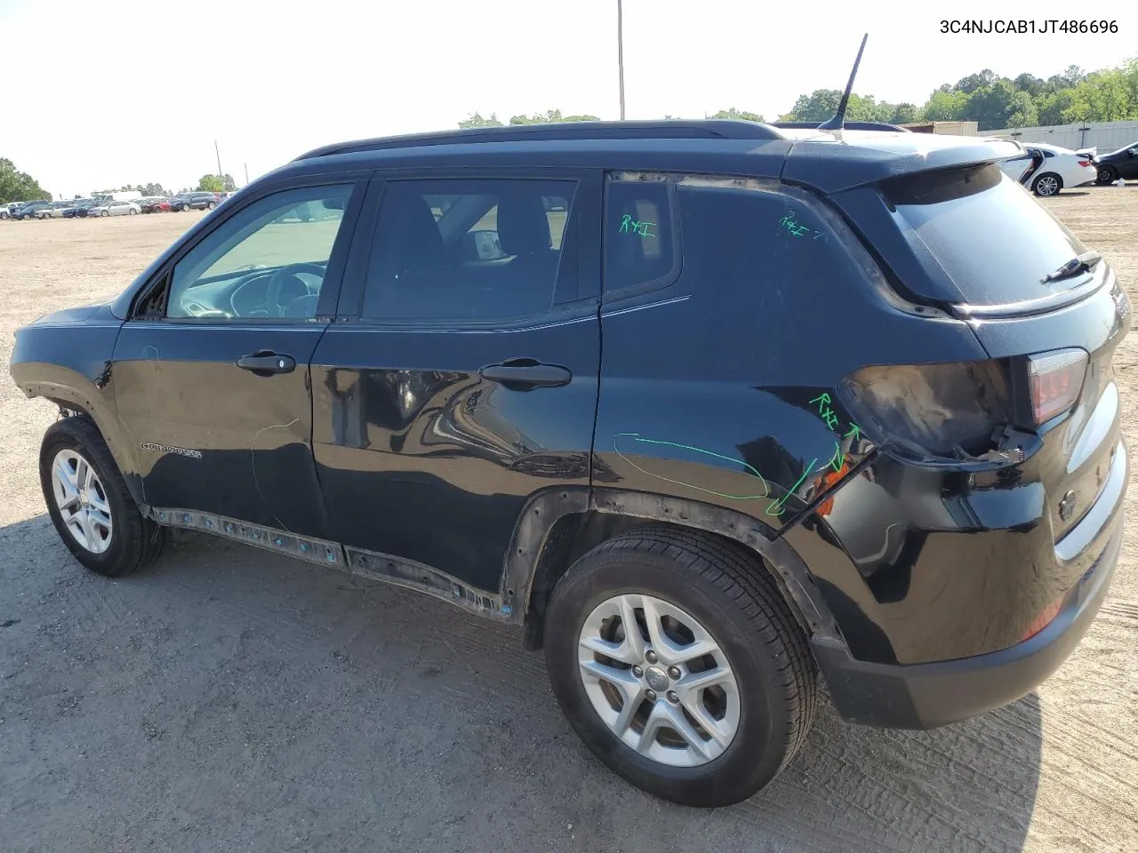 2018 Jeep Compass Sport VIN: 3C4NJCAB1JT486696 Lot: 52382084