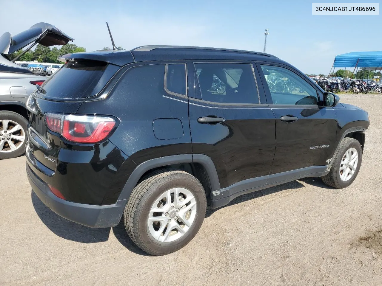 2018 Jeep Compass Sport VIN: 3C4NJCAB1JT486696 Lot: 52382084