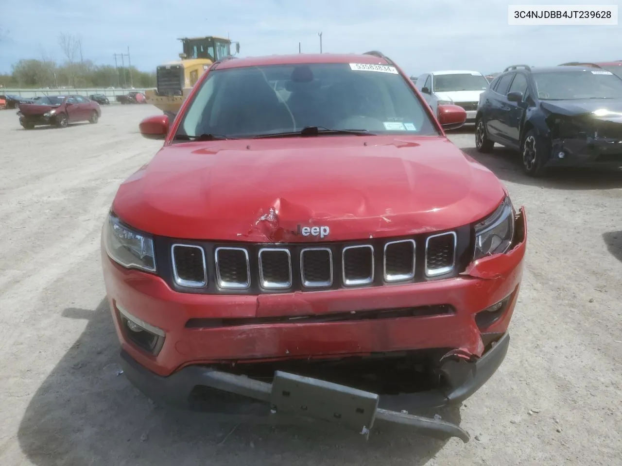 2018 Jeep Compass Latitude VIN: 3C4NJDBB4JT239628 Lot: 53583834