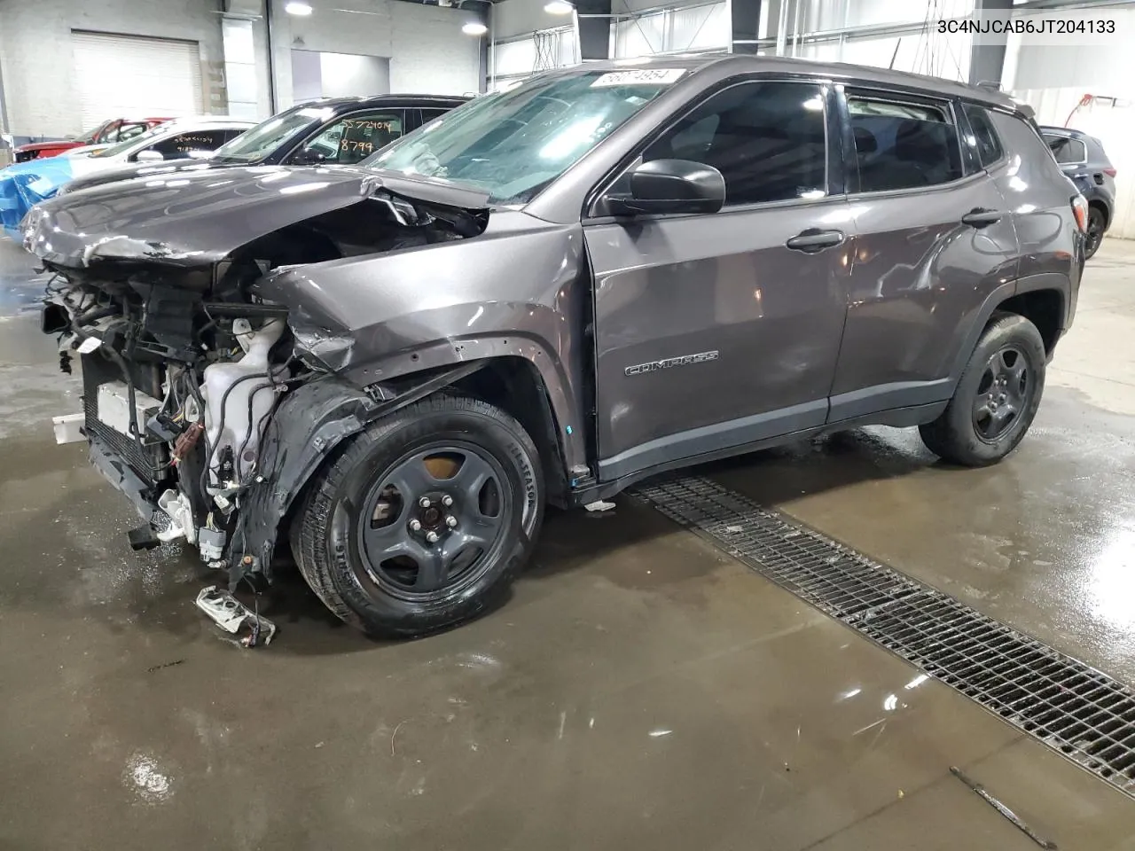 2018 Jeep Compass Sport VIN: 3C4NJCAB6JT204133 Lot: 56074954