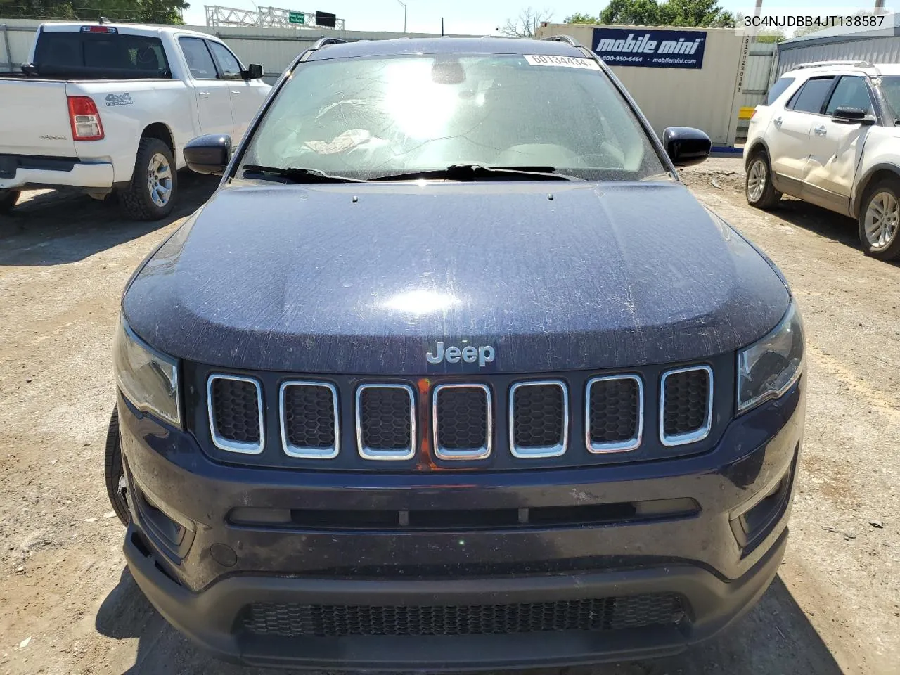 2018 Jeep Compass Latitude VIN: 3C4NJDBB4JT138587 Lot: 60134434