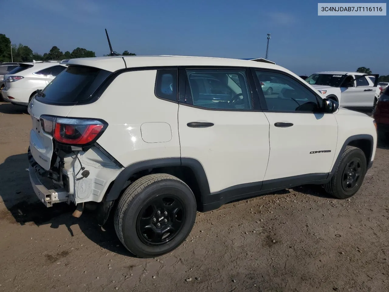 2018 Jeep Compass Sport VIN: 3C4NJDAB7JT116116 Lot: 60234614