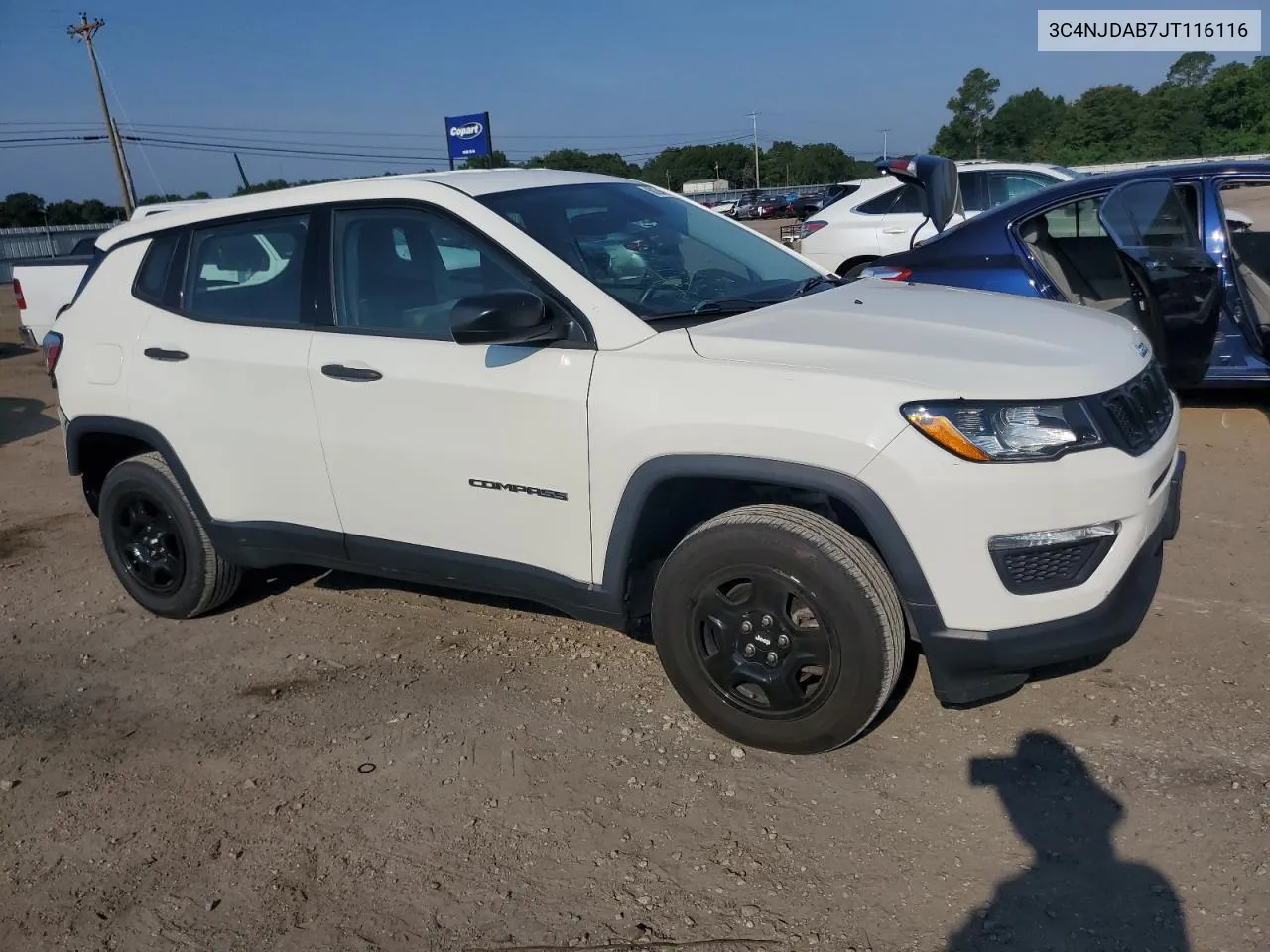 2018 Jeep Compass Sport VIN: 3C4NJDAB7JT116116 Lot: 60234614