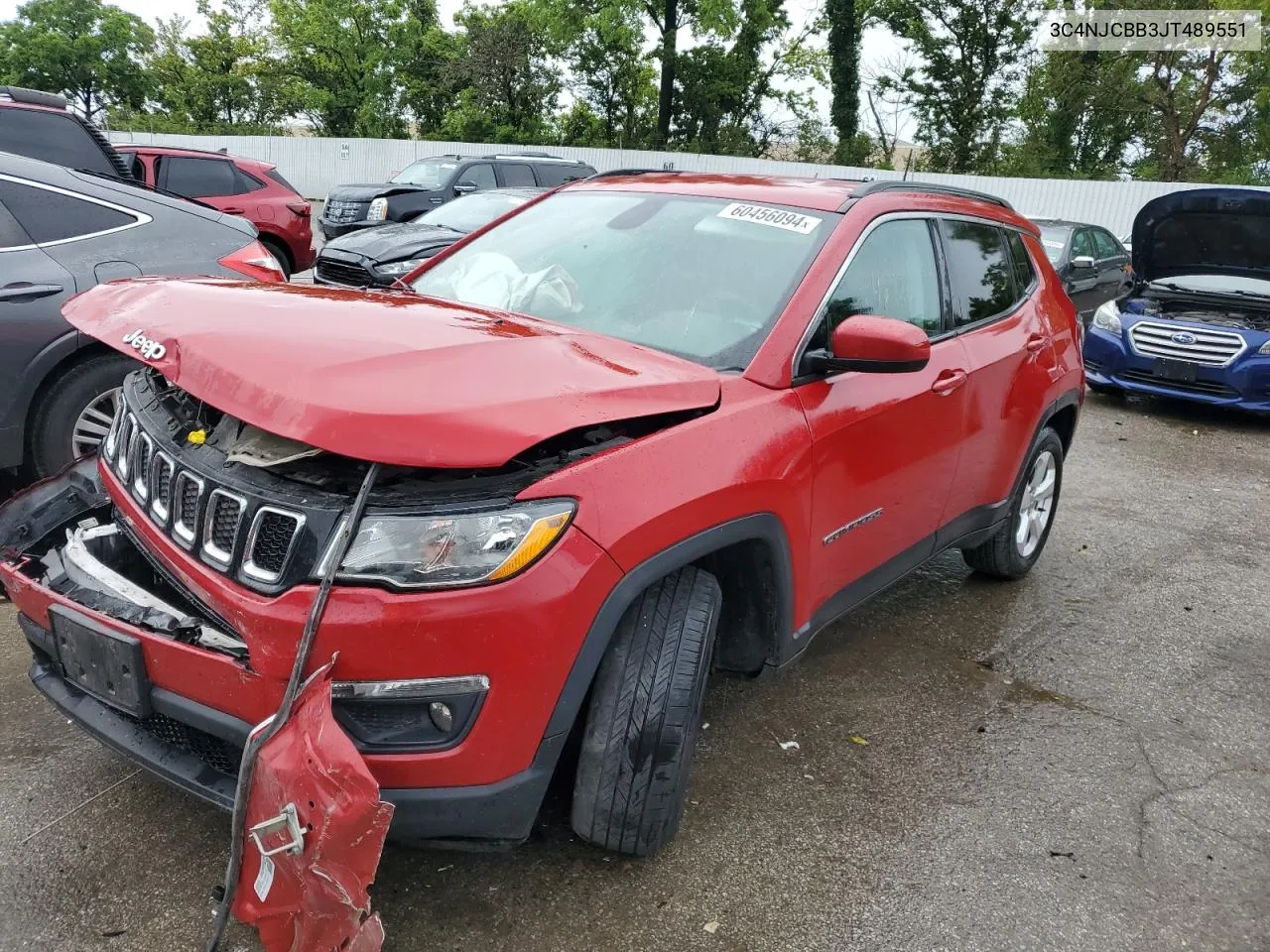 3C4NJCBB3JT489551 2018 Jeep Compass Latitude