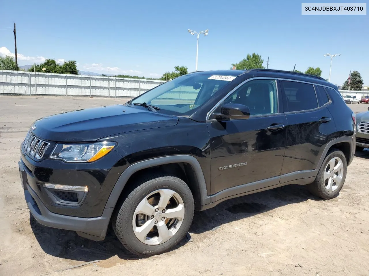 2018 Jeep Compass Latitude VIN: 3C4NJDBBXJT403710 Lot: 61280044