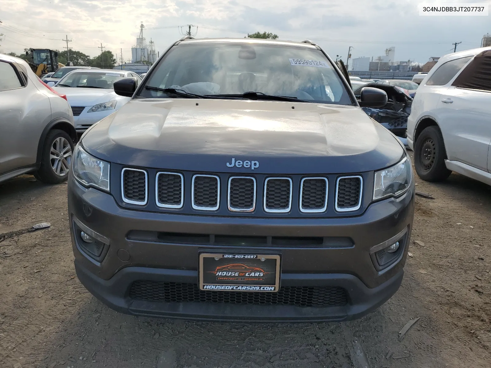 2018 Jeep Compass Latitude VIN: 3C4NJDBB3JT207737 Lot: 61647134