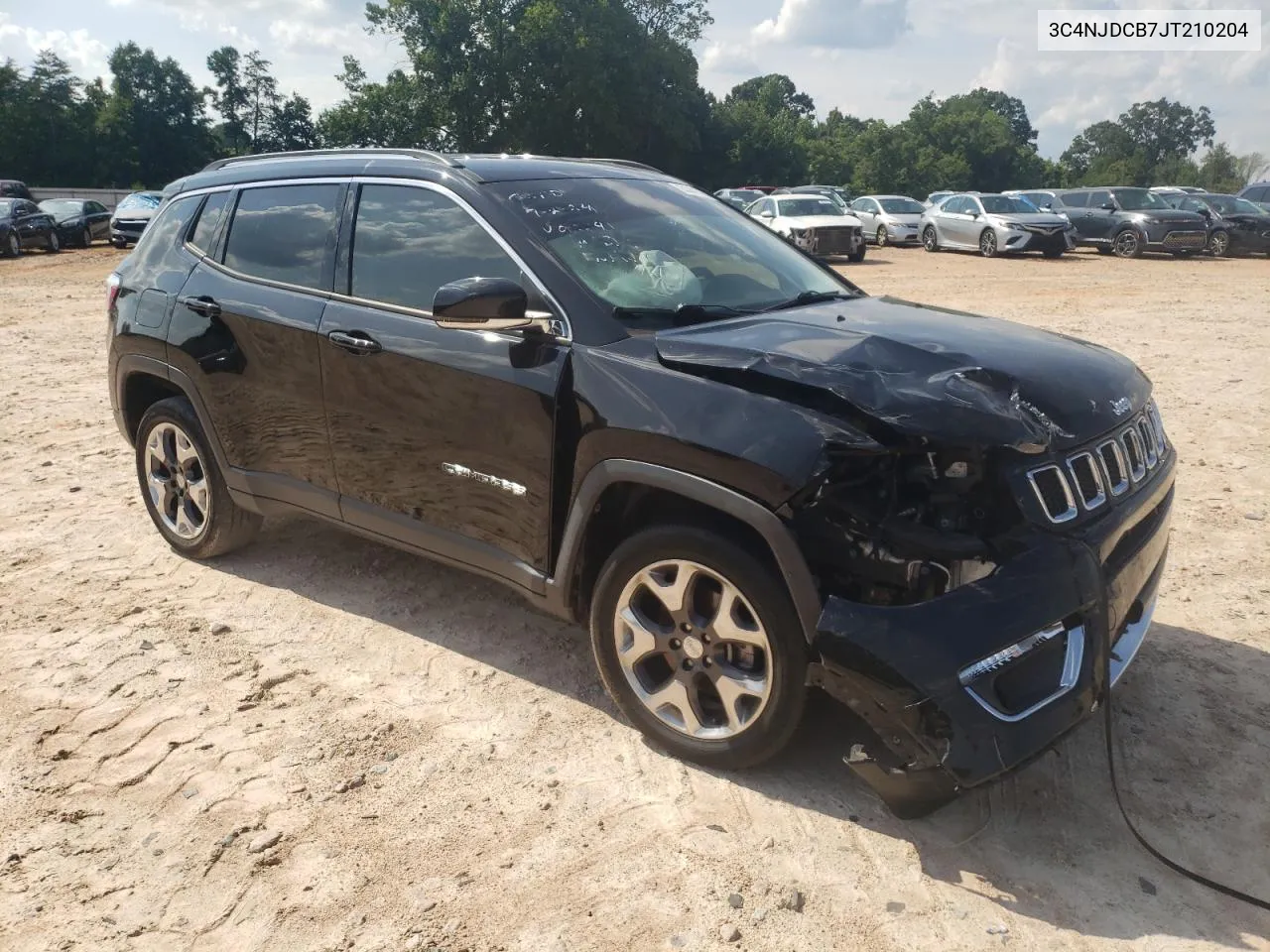 2018 Jeep Compass Limited VIN: 3C4NJDCB7JT210204 Lot: 61901784