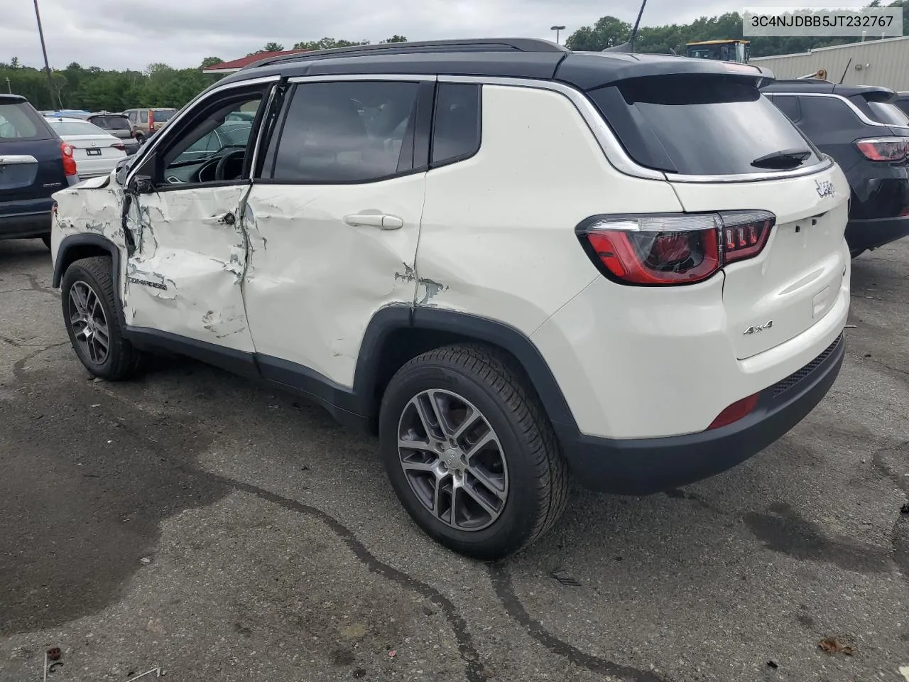 2018 Jeep Compass Latitude VIN: 3C4NJDBB5JT232767 Lot: 62494244