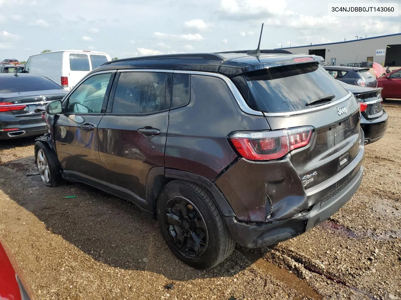 2018 Jeep Compass Latitude VIN: 3C4NJDBB0JT143060 Lot: 62830794