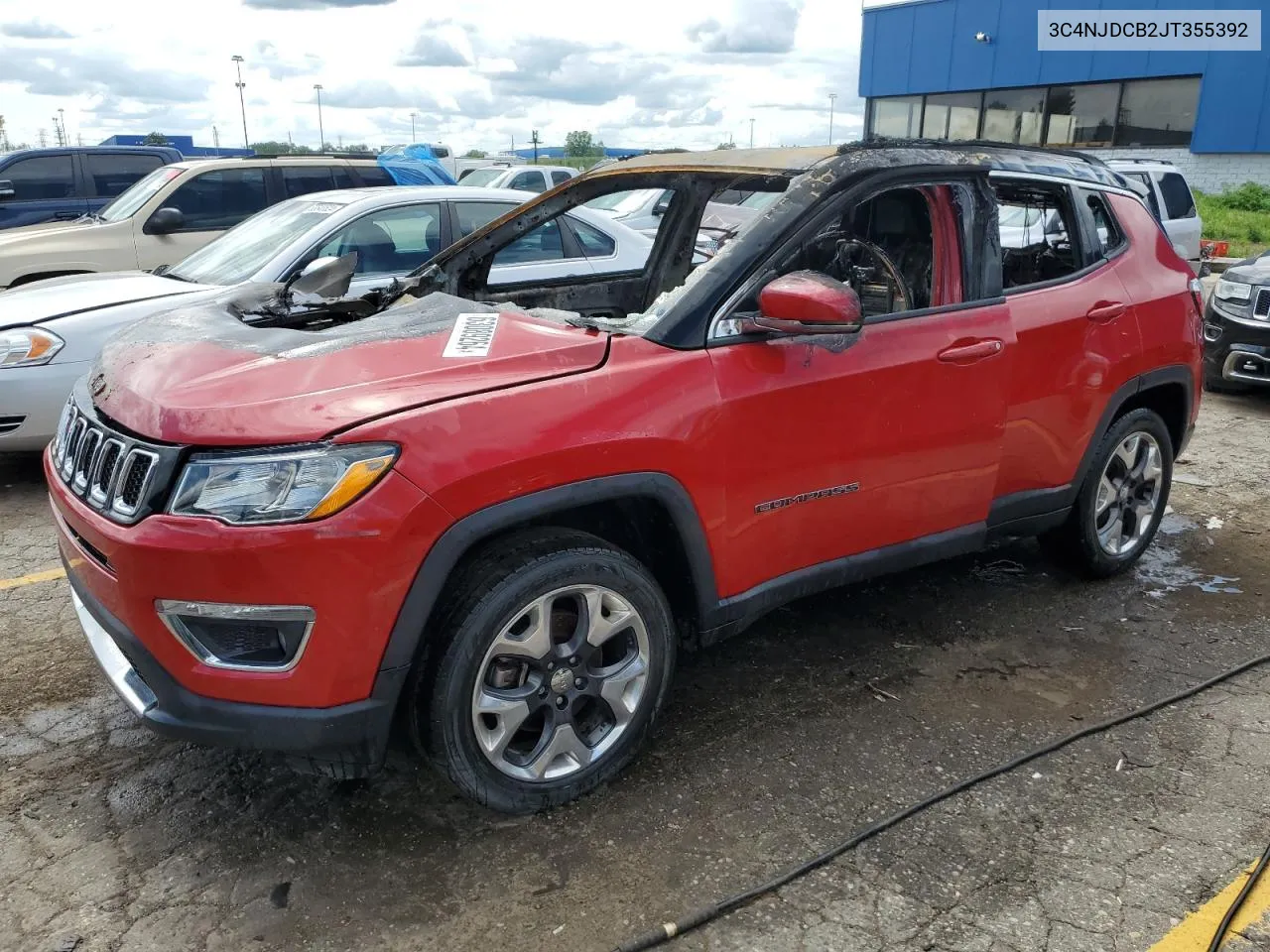 3C4NJDCB2JT355392 2018 Jeep Compass Limited