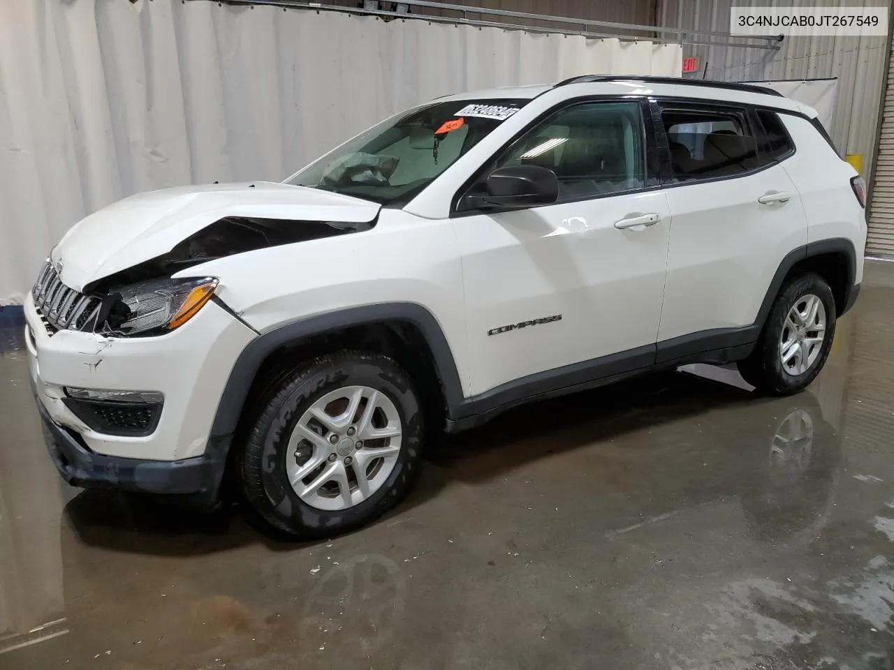 2018 Jeep Compass Sport VIN: 3C4NJCAB0JT267549 Lot: 63248684