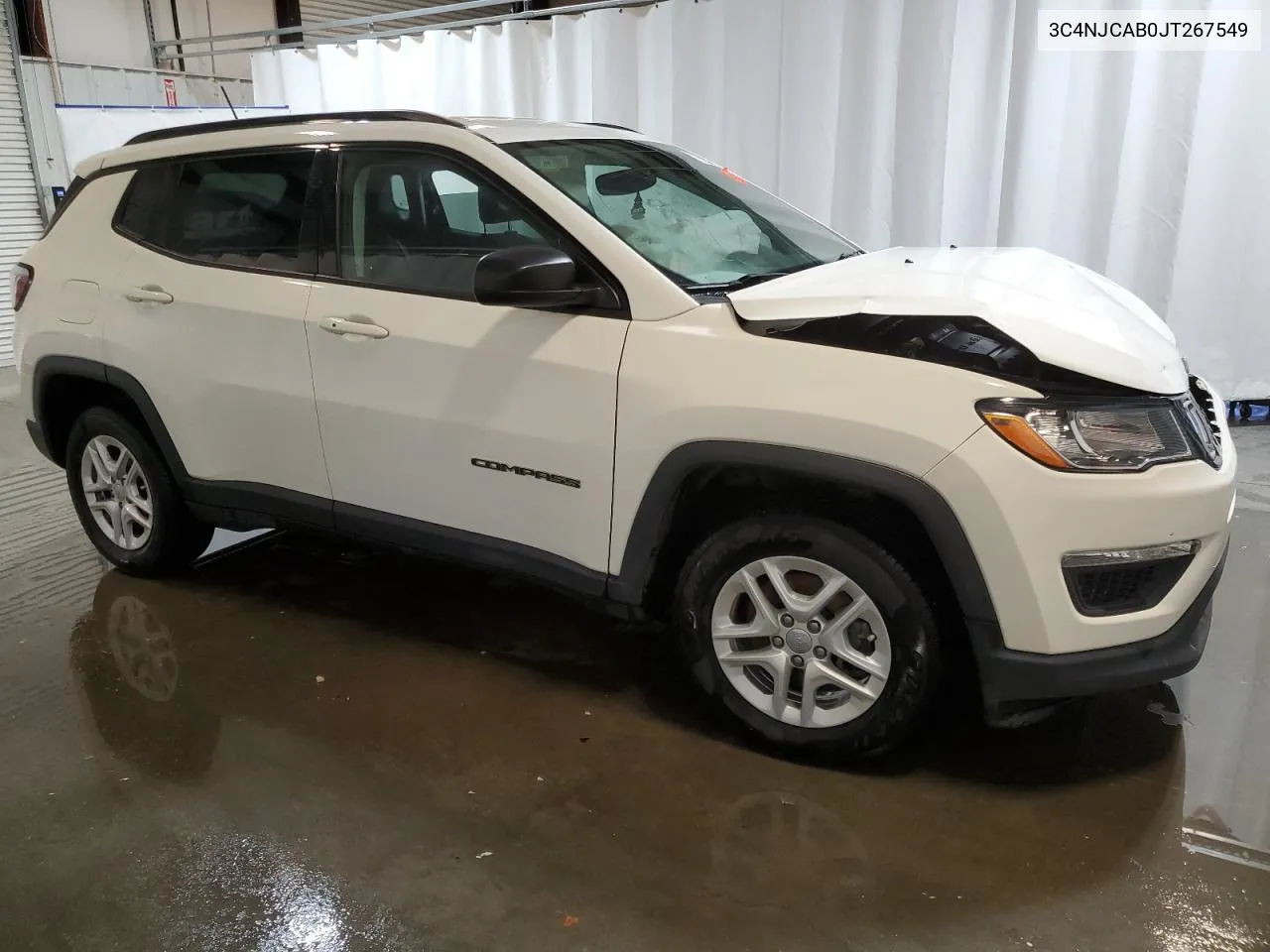 2018 Jeep Compass Sport VIN: 3C4NJCAB0JT267549 Lot: 63248684