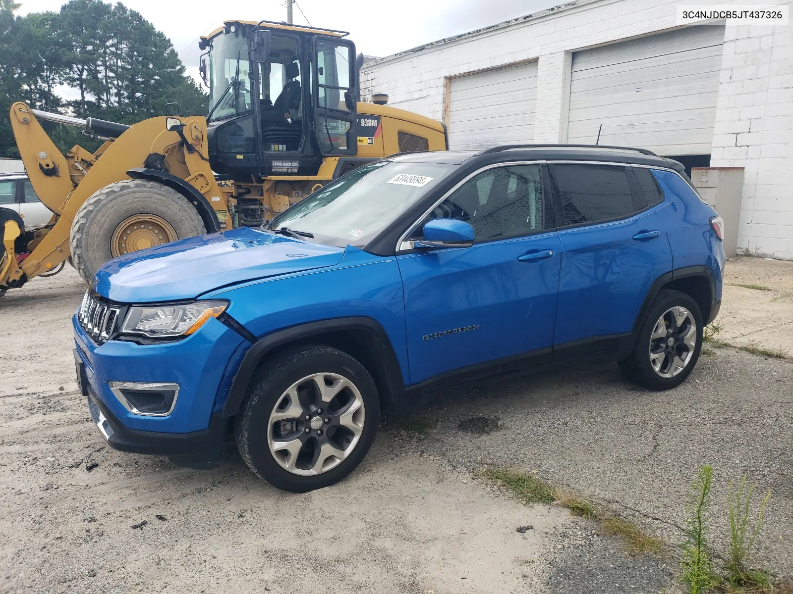 2018 Jeep Compass Limited VIN: 3C4NJDCB5JT437326 Lot: 63449894