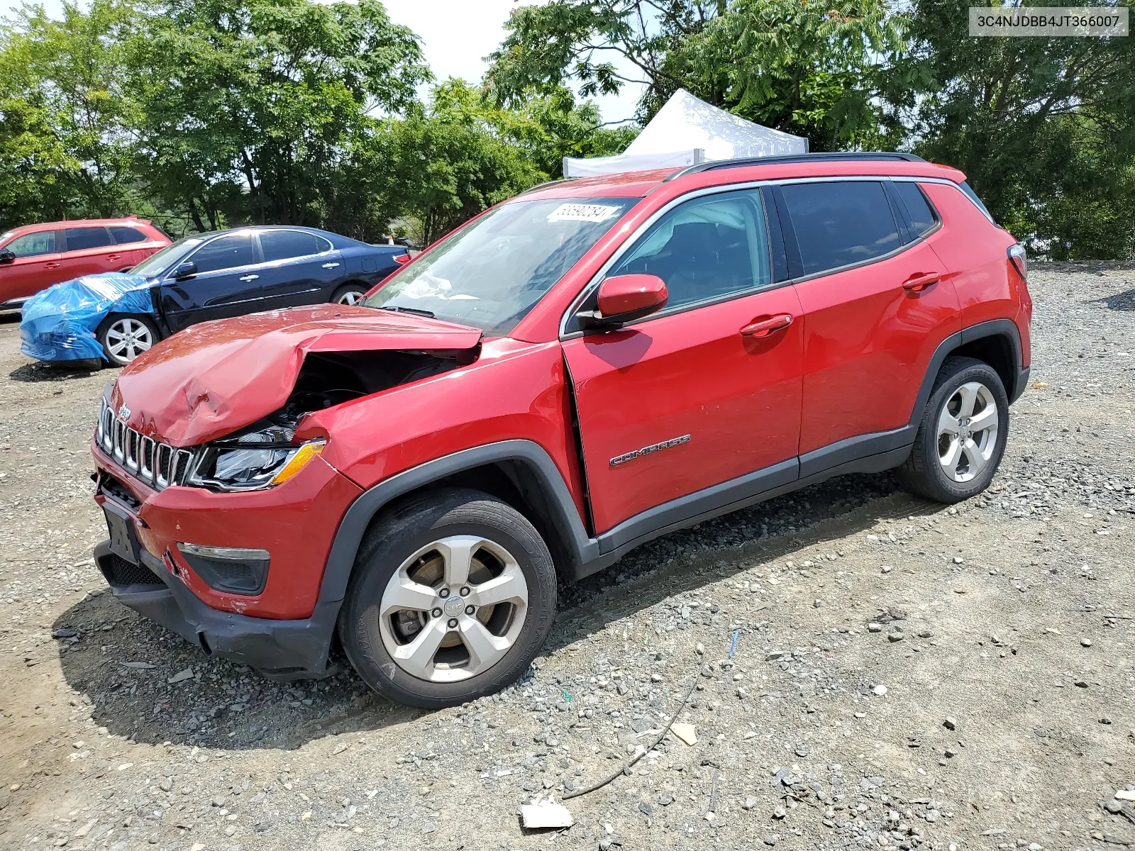 3C4NJDBB4JT366007 2018 Jeep Compass Latitude