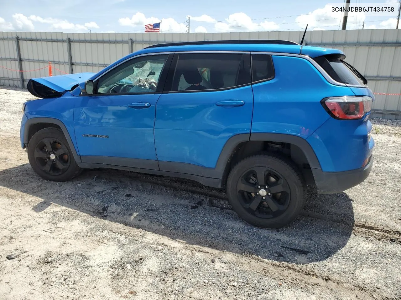 2018 Jeep Compass Latitude VIN: 3C4NJDBB6JT434758 Lot: 64064704