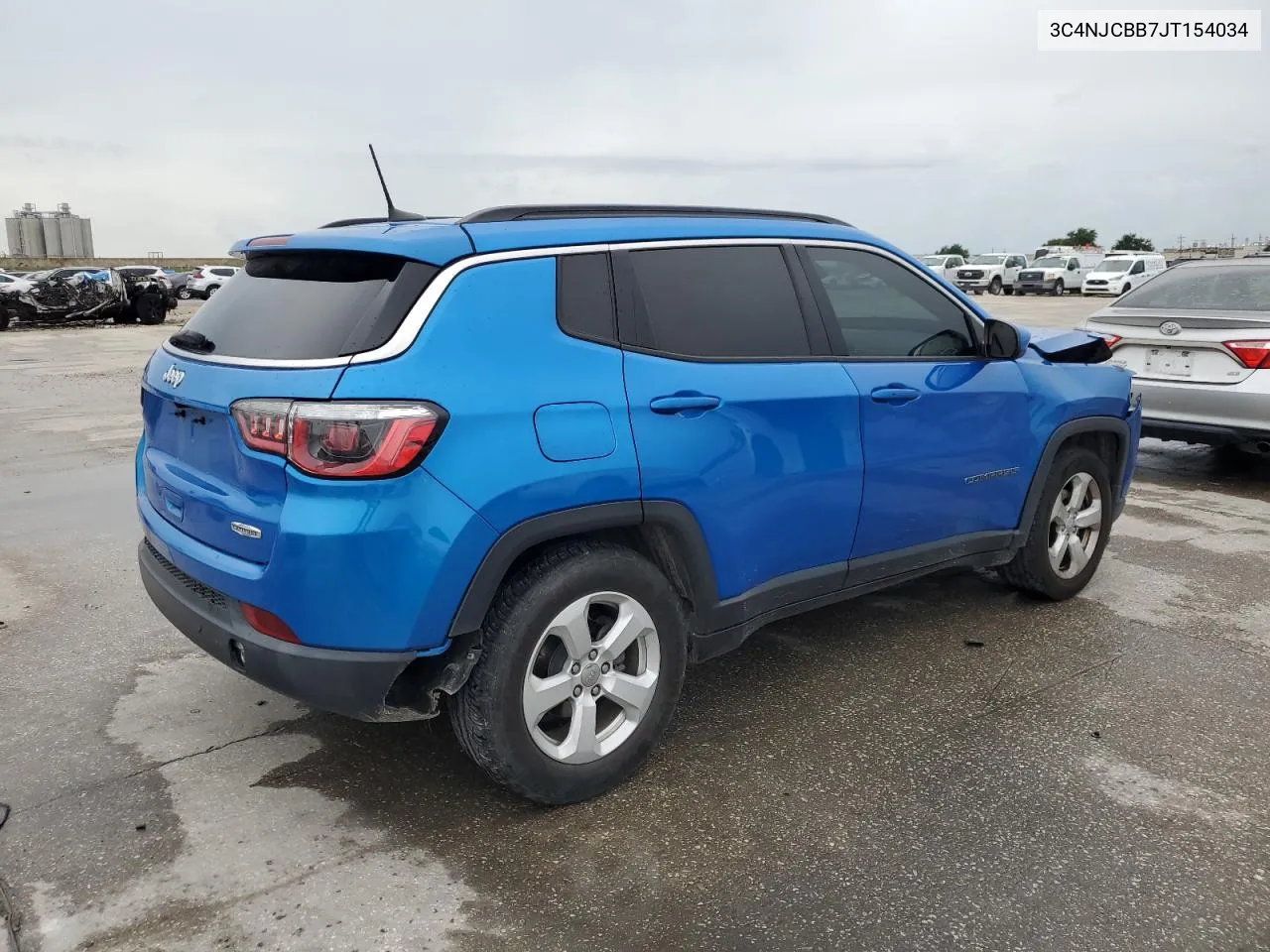 2018 Jeep Compass Latitude VIN: 3C4NJCBB7JT154034 Lot: 64313814