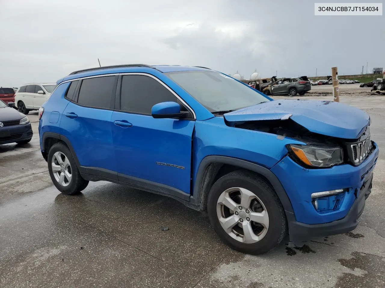 2018 Jeep Compass Latitude VIN: 3C4NJCBB7JT154034 Lot: 64313814