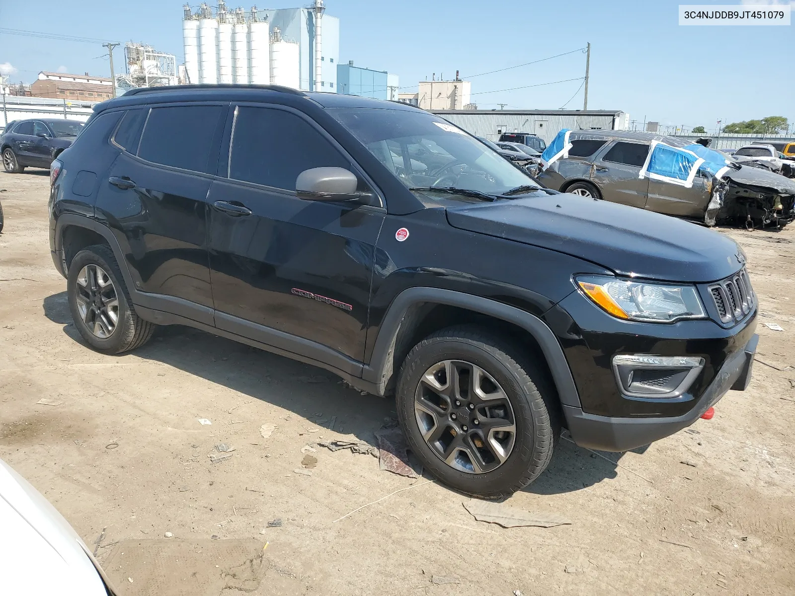 2018 Jeep Compass Trailhawk VIN: 3C4NJDDB9JT451079 Lot: 64351554