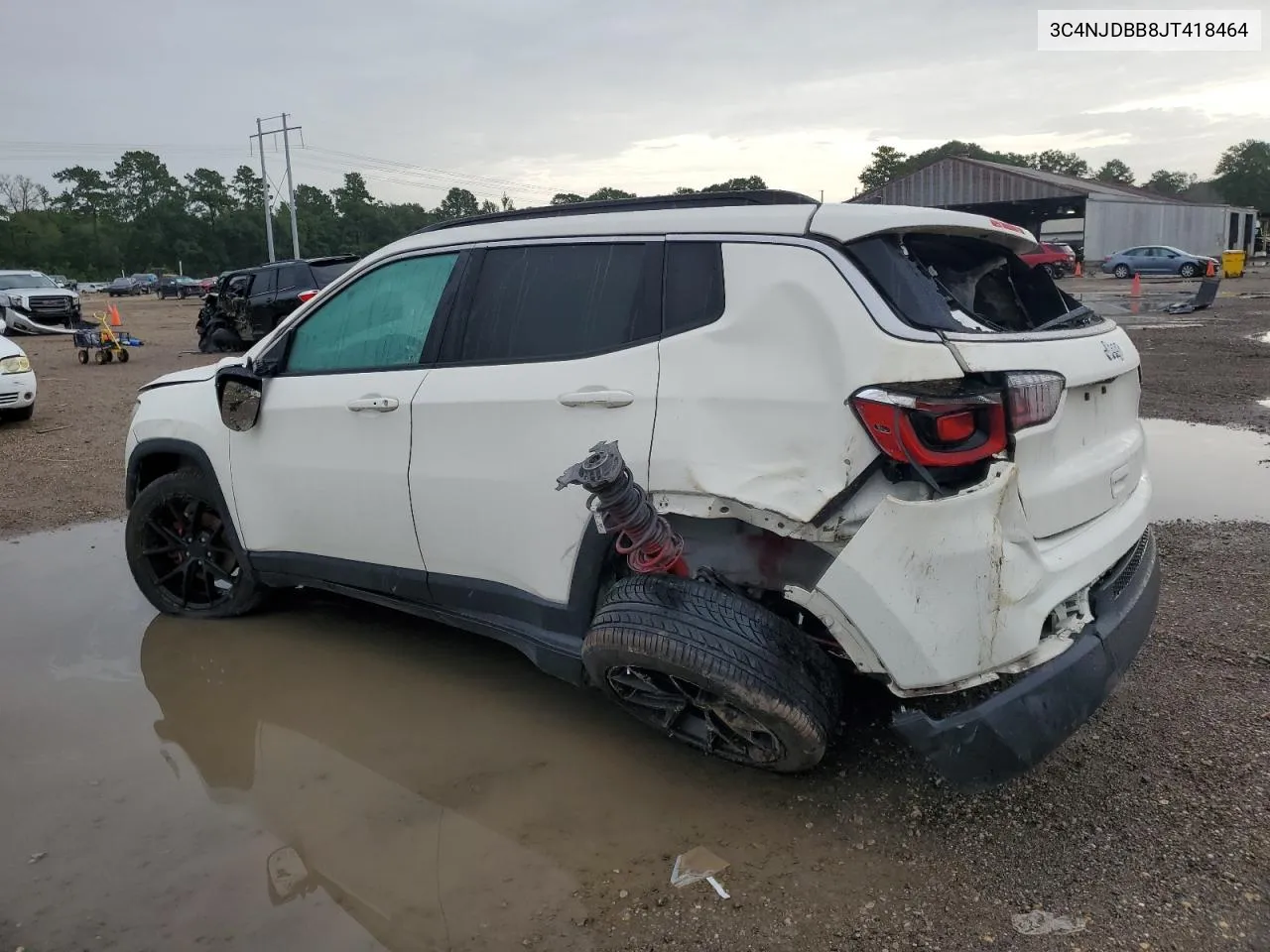 2018 Jeep Compass Latitude VIN: 3C4NJDBB8JT418464 Lot: 64418784