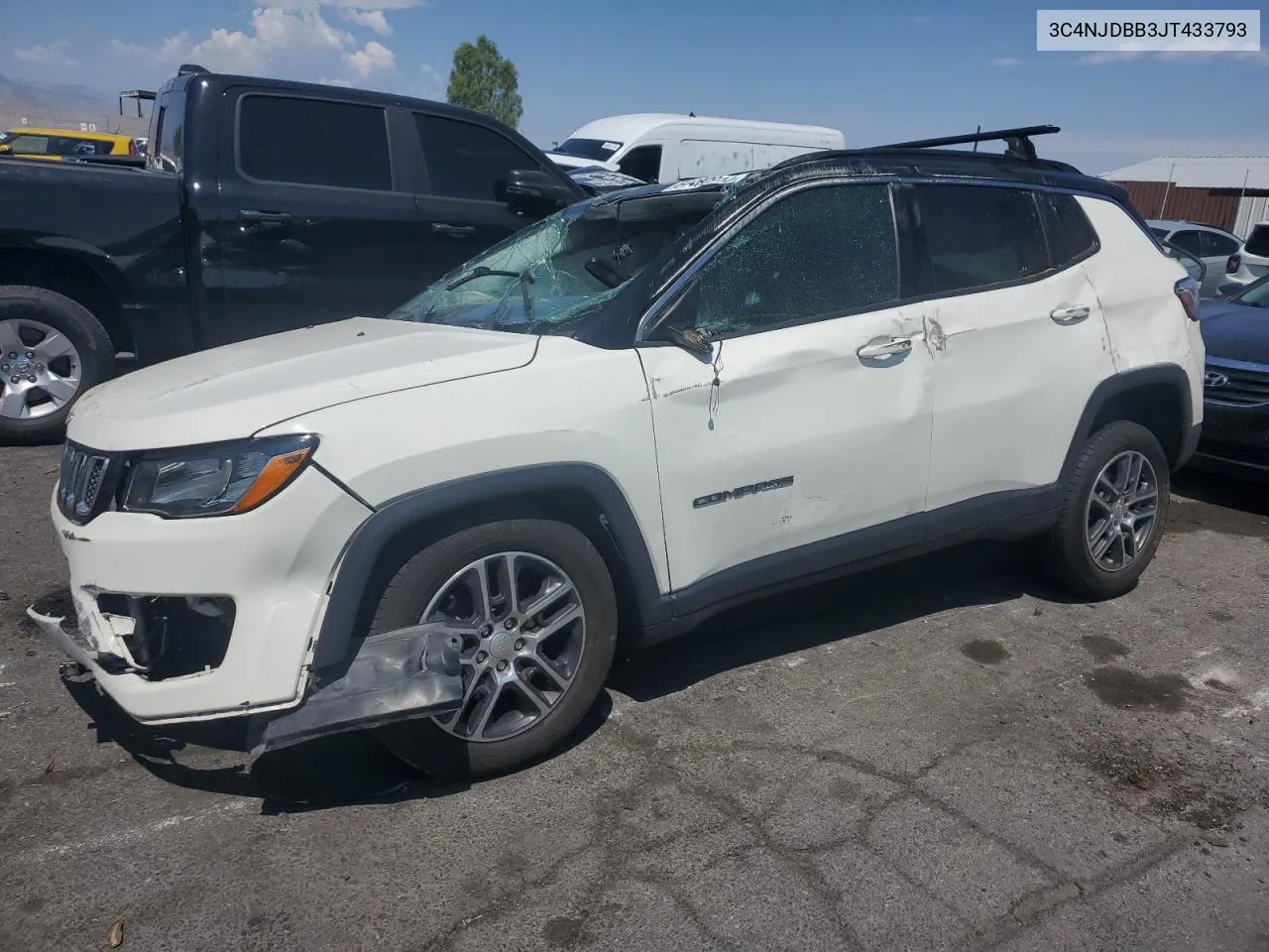 2018 Jeep Compass Latitude VIN: 3C4NJDBB3JT433793 Lot: 64480914